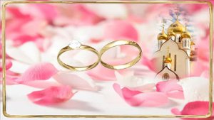 Свадебный футаж - венчание SD