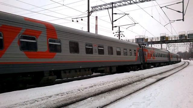 3.02.2022. 'ЭП1-214' с ПДС №085С, 'Махачкала - Москва'. смотреть онлайн