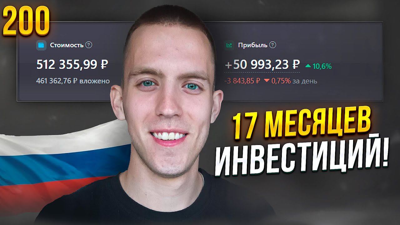 Покупки На 40.000 Рублей! Портфель Преодолел 500 Тысяч Рублей. 17 Месяцев На Фондовом Рынке РФ