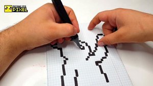 РАДУЖНЫЕ ДРУЗЬЯ ROBLOX - PIXEL ART - Rainbow Friends - РИСУНКИ ПО КЛЕТОЧКАМ perler beads