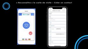 Reconnaissance des cartes de visite dans le CRM Bitrix24