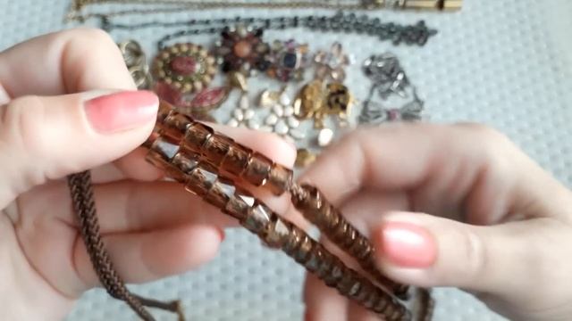 76.Распаковка нового интересного лота винтажных украшений. смотреть онлайн