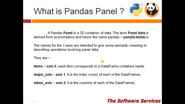 10 Creating Pandas Panel смотреть онлайн
