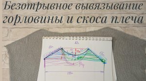 БЕЗОТРЫВНОЕ ВЫВЯЗЫВАНИЕ ГОРЛОВИНЫ И СКОСА ПЛЕЧА. ПОПЕТЕЛЬНЫЙ МК.