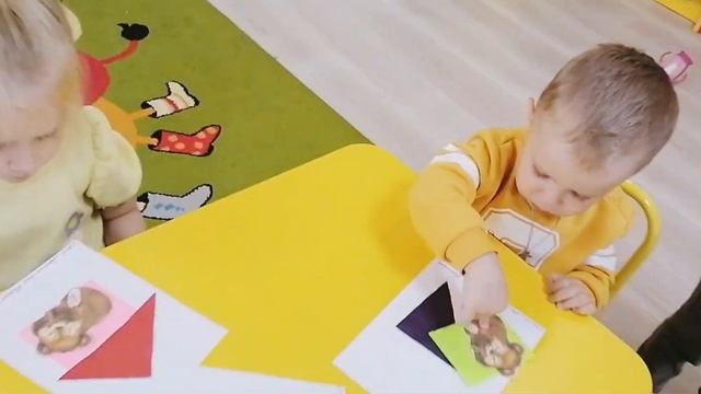 Молодёжная (младшая группа). Аппликация "домик для мишки" смотреть онлайн