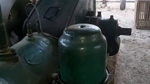 Двигатель Растона Хорнби | Старый черный дизельный двигатель запускается