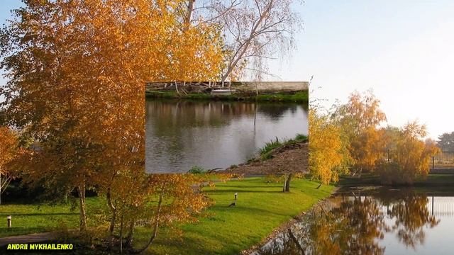 Реконструкция водоема, пруда с островом (Reconstruction of the reservoir with the island)