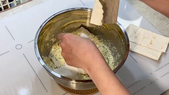 Ленивый пирог из лаваша, ачма, хачапури / рецепт гости на пороге.
