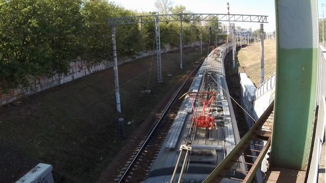 ЭД4М - 0113 СООБЩЕНИЕМ МОСКВА - ИППОДРОМ #shorts #ржд #железнаядорога #поезд #электричка