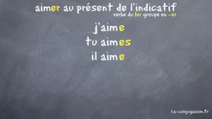 aimer au présent de l'indicatif - La-conjugaison.fr