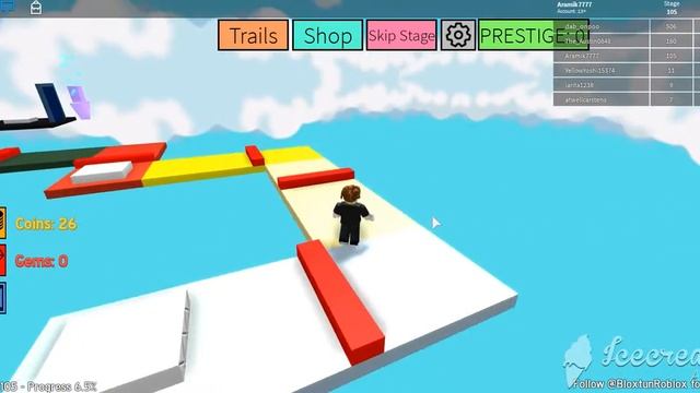 ROBLOX MEGA FUN OBBY level 100- 110 смотреть онлайн