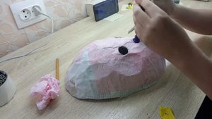 Как сделать маску Саконджи Урокодаки из клинок рассекающий демонов