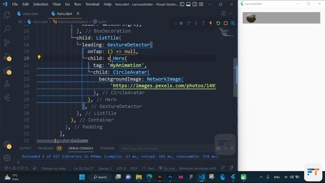 Hero Animation in Flutter