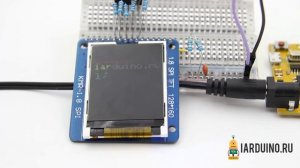 Подключаем Цветной дисплей 1.8 TFT ILI9163/ST7735R SD к Arduino