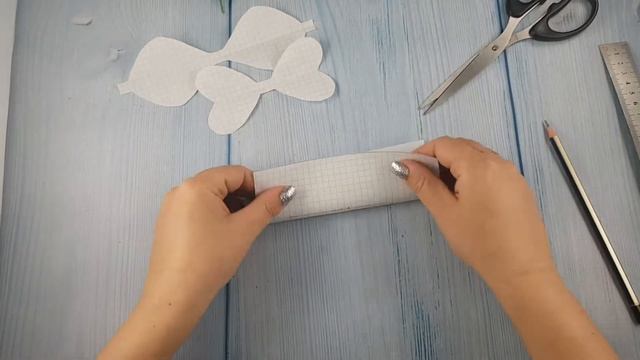 Сердечные бантики. Валентинки из фоамирана смотреть онлайн