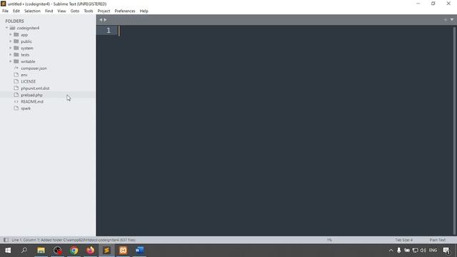 CodeIngiter4 Tutorial 1 - How to Configure Codeigniter4