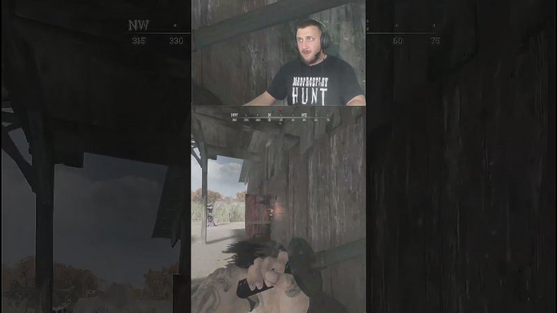 ОТЛЕТЕЛА ВСЯ ПАЧКА #shorts  #huntshowdown  #gaming  #игры