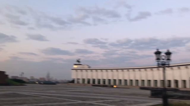 Самый красивый восход солнца в Москве.