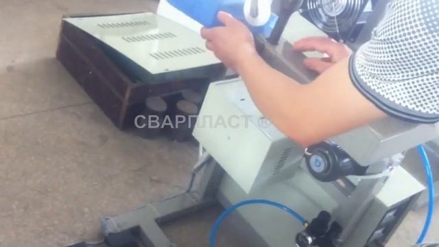 Рукавная ультразвуковая машина. Сварка спанбонда. Ультразвуковая сварка . смотреть онлайн