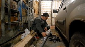 Тизер.  Установка порогов на LADA Largus (ООО "СТАВР" г. Тольятти)