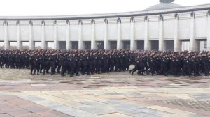 Принятие присяги на Поклонной горе.