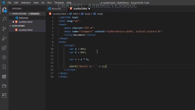 Bài 2.D1: Minh họa kiểu dữ liệu số và giá trị hexa trong Javascript смотреть онлайн