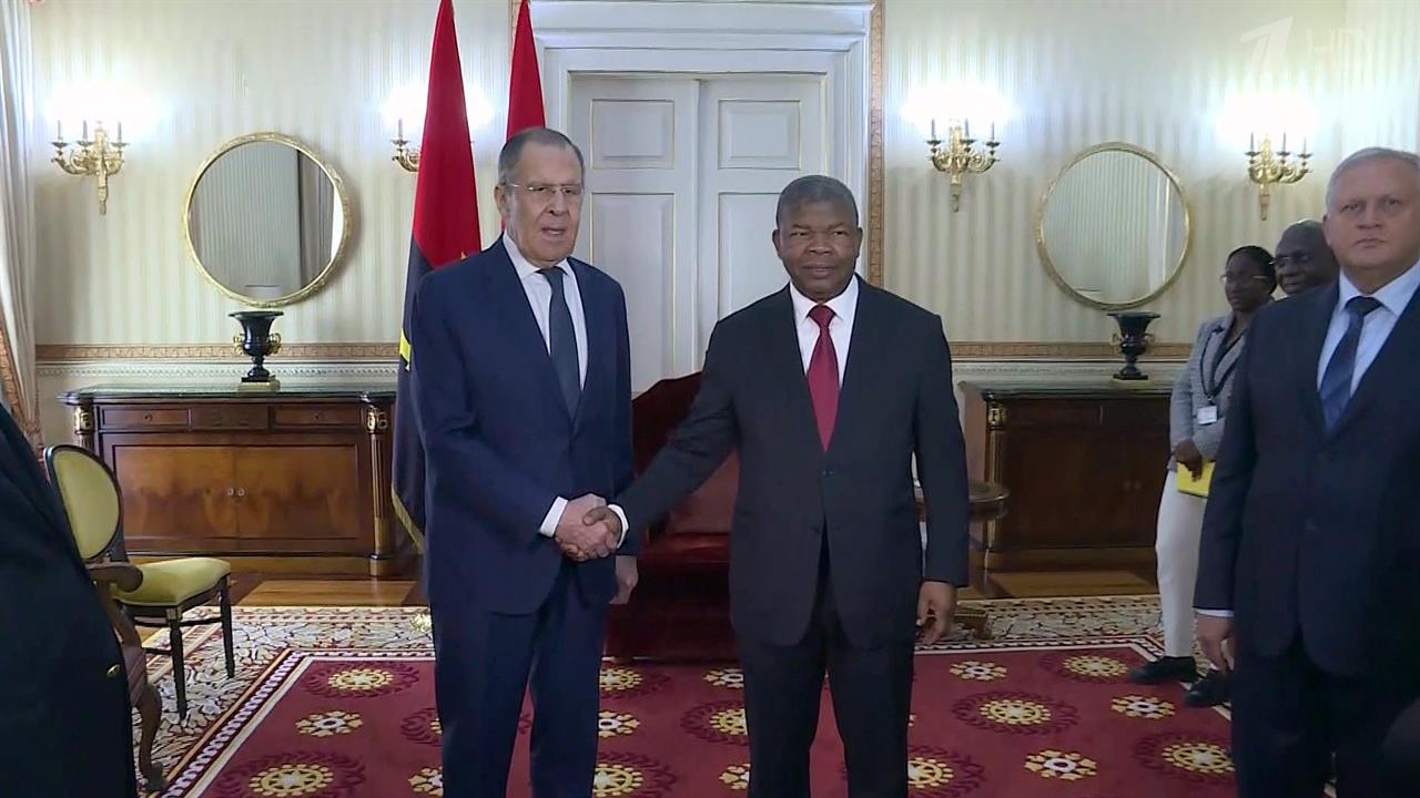 Сергей Лавров в Луанде встретился с президентом Анголы и министром иностранных дел