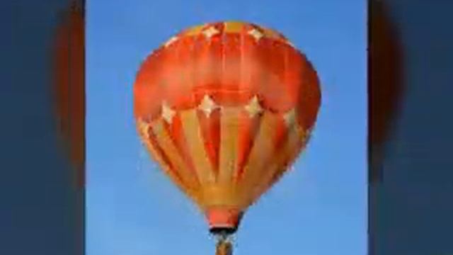На большом воздушном шаре... Моё первое видео