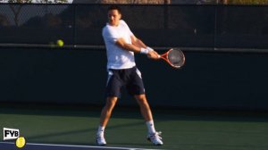 Robin Soderling Warming Up -- Indian Wells Pt. 03