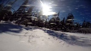 Снегоход Ямаха Викинг. Гора Дальний Таганай, Метеостанция 2014 г. (Yamaha Viking 540)