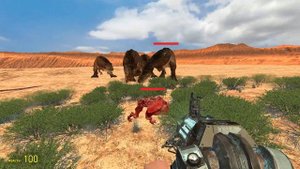 SCP 939 51 VS Turok Scarface Trex SNPC Fight Garry's Mod