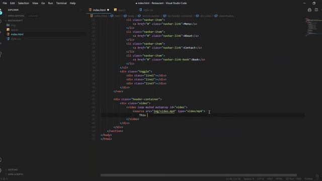 Build a Responsive Website for Restaurants | HTML and CSS ( 2020 ) ( part 1 ) смотреть онлайн