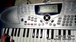 Medeli mc37a Обзор стилей Soul & Funk (детский синтезатор)