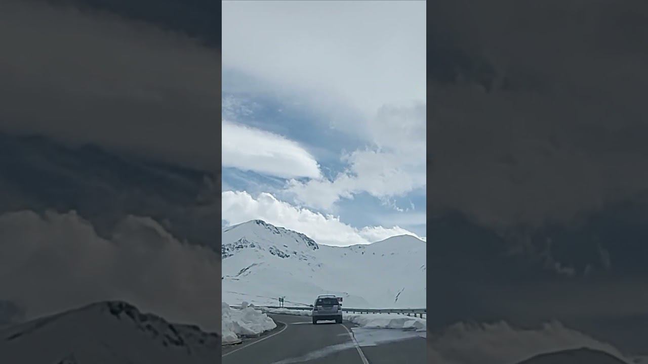 ДОРОГА по горным серпантинам в урочище ДЖЫЛЫ СУ. Апрель 2023 #road_in_mountains