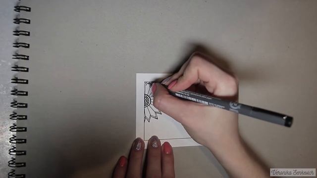How to draw tangle Lotus | Как нарисовать тангл Lotus смотреть онлайн
