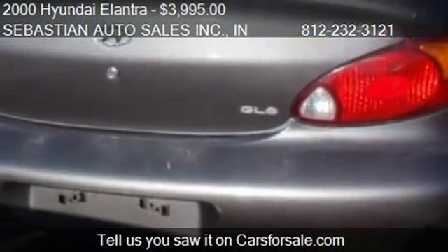2000 Hyundai Elantra GLS - for sale in Terre Haute IN 47802