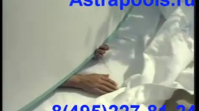 Монтаж сборного бассейна