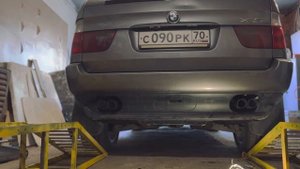 Глушитель от BMW X5 e53 4.4i на 3.0i