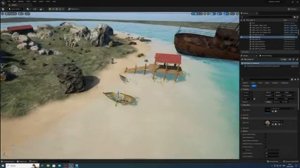UE5. Создание игры. Работа с картой делаю остров ( ПРИМЕР )
