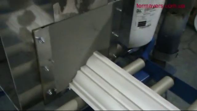 Производство фасадного декора.Работа станка
