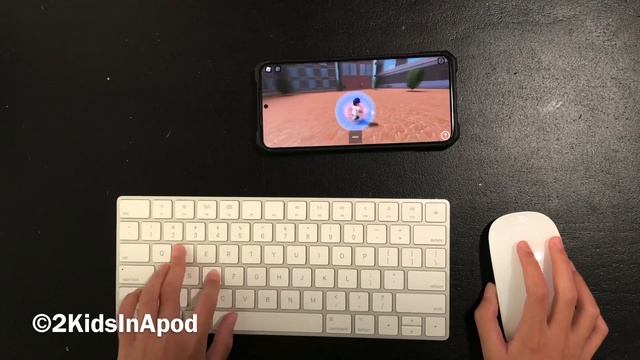 TUTORIAL How To Play Roblox Games + Some Computer Games Using A Keyboard And Mouse On Mobile Device смотреть онлайн