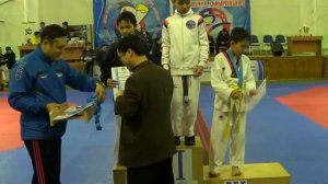 Павлодар Open январь 2016. Санжар награждение