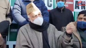 ANC Vice President Muzaffar shah held presser at party office srinagar