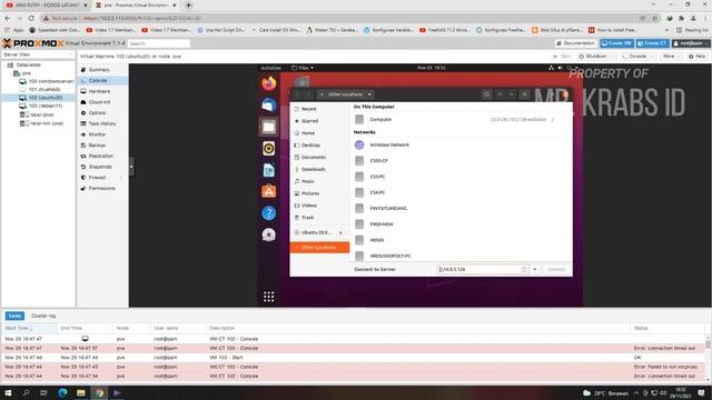 Sharing File dari Windows Ke Linux dengan PROXMOX VE || Tutorial 2022 смотреть онлайн