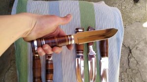 НОЖИ РУЧНОЙ РАБОТЫ. ОБЗОР. СДЕЛАНЫ БЕЗ ГРИНДЕРА. ВСЁ КАК В ЗОНЕ. ЛЮТЫЕ ИСТОРИИ С АНАТОЛИЕМ ЛЮТЫМ.