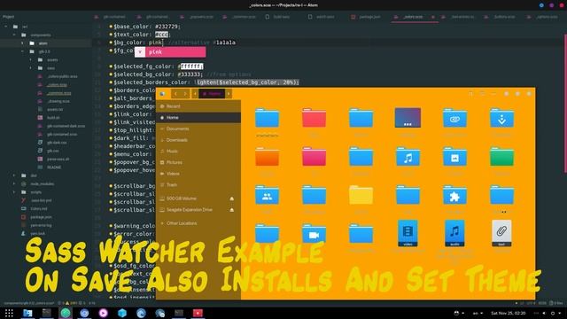 GTK 3.22 themes developing - Sass watcher [Re-L] смотреть онлайн