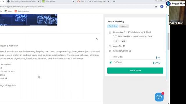Learn JAVA Tutorial For Kids | Online Java Classes for Beginners | PiggyRide