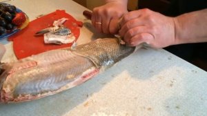 09.05.2015 Разделка Муксуна часть3