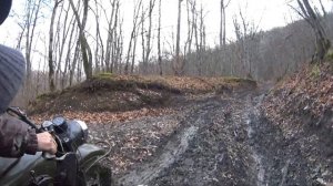 Штурмуем кавказ на мотоцикле Урал, по жуткой грязи