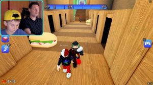 ЗЛАЯ ПОВАРИХА ОХОТИТСЯ НА НАС! ПОБЕГ ИЗ СТОЛОВКИ ОТ ПОВАРА В ROBLOX!